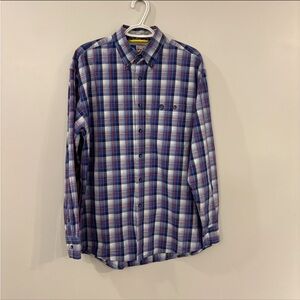 Wrangler George Strait button up long sleeve 100% Cotton